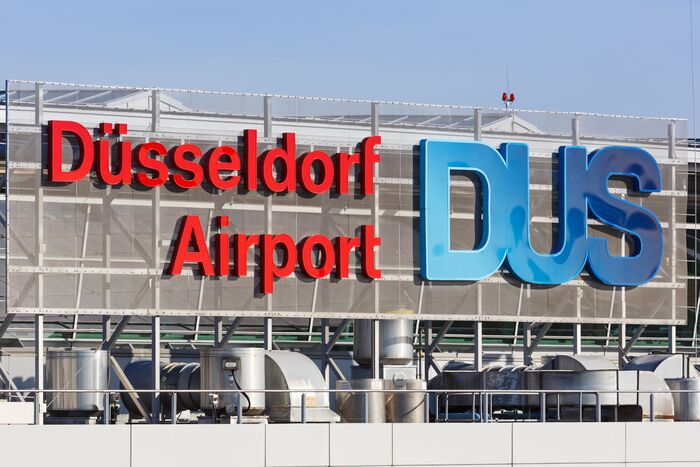 Bodenbeschichtung im Gebäudeteil Flughafen Düsseldorf